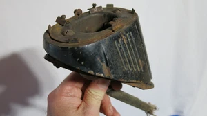 1942-1948 FORD TAIL LIGHT L.H. NO LENSE W/BACKING PLATE COUPE SEDAN HOT ROD NICE - Picture 1 of 22