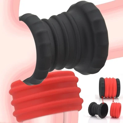 Мужской регулируемый силиконовый пенис кок кольцо скротум SM мяч растяжитель усилитель БДСМ - Изображение 1 из 4