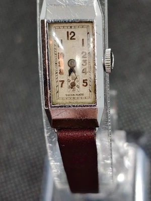 Vintage Roamer Ladies Art Deco Tank Watch, Working Condition. - Image 1 of 4