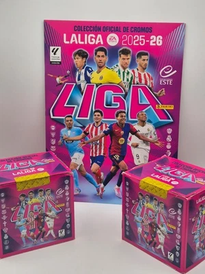 Panini 2 Box Stickers Liga Este 2025-26 + Album Vuoto - Immagine 1 di 3