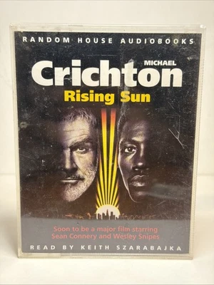 RISING SUN AUDIOBOOK CASSETTE TAPE BY MICHAEL CRICHTON - Image 1 of 4