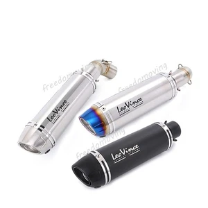 For Ducati Monster 696 795 796 1100 Exhaust System Mid Link Pipe L&R Muffler Tip - Picture 1 of 11