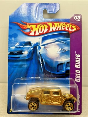 Hot Wheels Gold Rides Series 2006 Humvee Hummer Truck 3/4 Vintage NOS Sealed #55 - Image 1 of 4