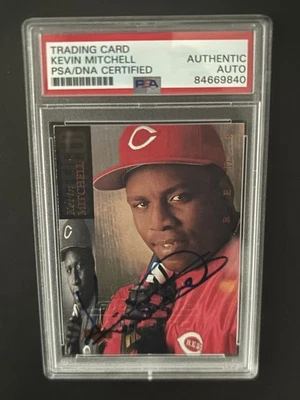1994 Upper Deck Kevin Mitchell #58***Autograph Card***PSA/DNA Cert*** - Image 1 of 2
