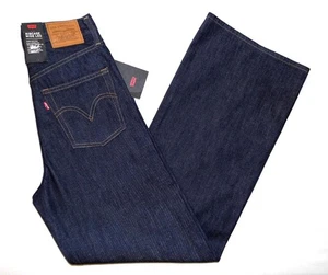Levi's - Damen NEU Ribcage Wide Leg Schlagjeans 27"W x 32"L 8/10 Dark Indigo - Bild 1 von 7