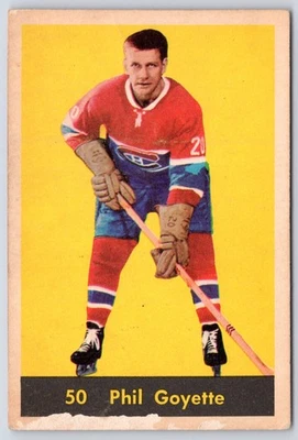 PHIL GOYETTE 1960-61 PARKHURST 60-61 #50 GOOD+         77856 - Image 1 of 2