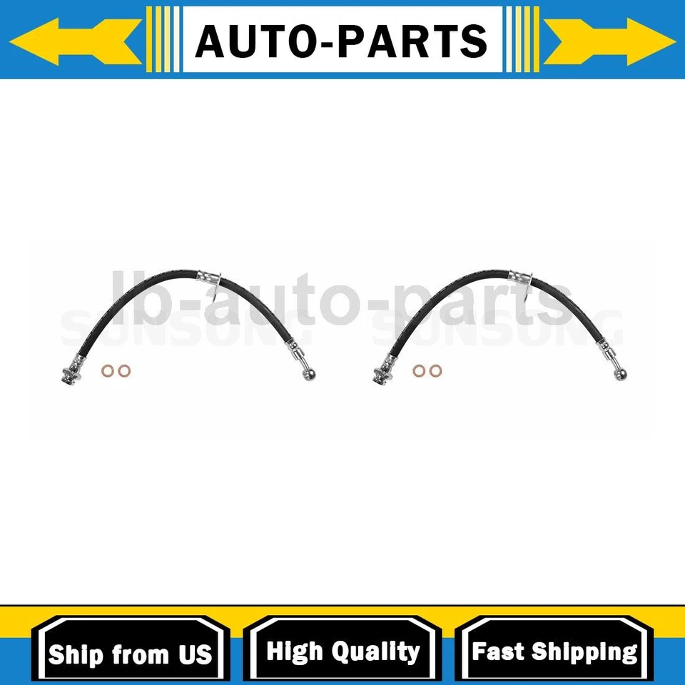 For Suzuki Aerio 2002-2003 Front Brake Hose Line 2x - Image 1 of 4