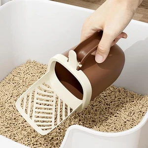 2025 Neu Katzenkotschaufel mit Halter, Katzentoilette Schaufel, große Kapazität Katzentoilette Schaufel - Bild 1 von 10