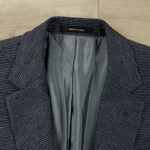 Hugo Boss Sport Coat Men's 44L Slim Wool Silk Cotton Blue Two Button Double Vent - Picture 1 of 18