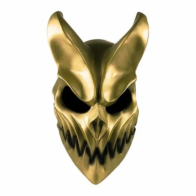 Demon Latex Mask Slaughter To Prevail Devil Darkness Demolisher Gold Black - Image 1 of 4