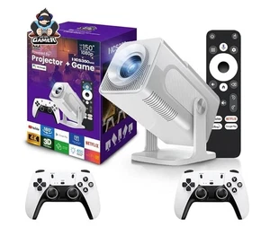 Hcs350Pro Game Console Portable Projector  (White) Home Theater Gaming Projector - Picture 1 of 4