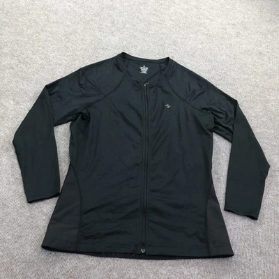 Tommie Copper Jacket Mens 2XL Black Full Zip Compression Lower Back Support - Image 1 of 4