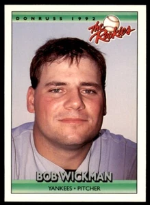 1992 Donruss The Rookies Bob Wickman . New York Yankees #125 - Picture 1 of 2
