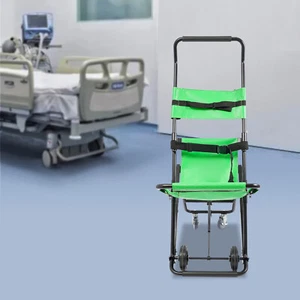 Silla de escalera manual 350LB plegable silla de escalera de emergencia silla de transporte portátil - Imagen 1 de 14