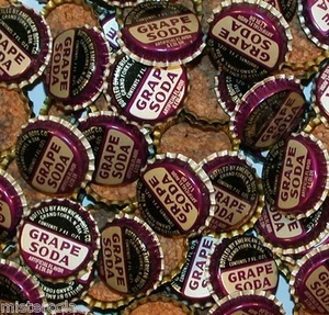 Lote de 25 tapas de botella de soda pop corcho sin usar nuevo stock antiguo - Imagen 1 de 2