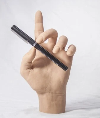 SILICONE SOUND Pose-able Left Female Silicone Mannequin Hand - Display Model Prop Lifesize