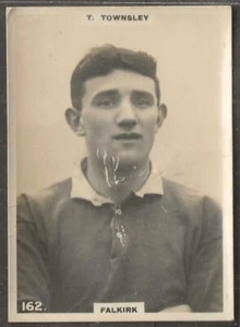 PINNACE FOOTBALL (LF SIZE BLACK OVAL BACK)-#0162- FALKIRK - T. TOWNSLEY - Picture 1 of 2