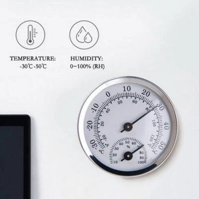 Mini infactory Innenthermometer analog Analoges Thermometer mit Hygrometer KG - Bild 1 von 4