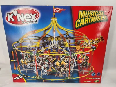 BRAND NEW Knex Musical Carousel Set 13071 Motorized, Retired model Sealed Box - Image 1 of 4