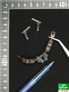 1:12 Scale Big Addict BA001 The Whisky Club Marc - Pistols w/ Belt & Holster PVC - Picture 1 of 3