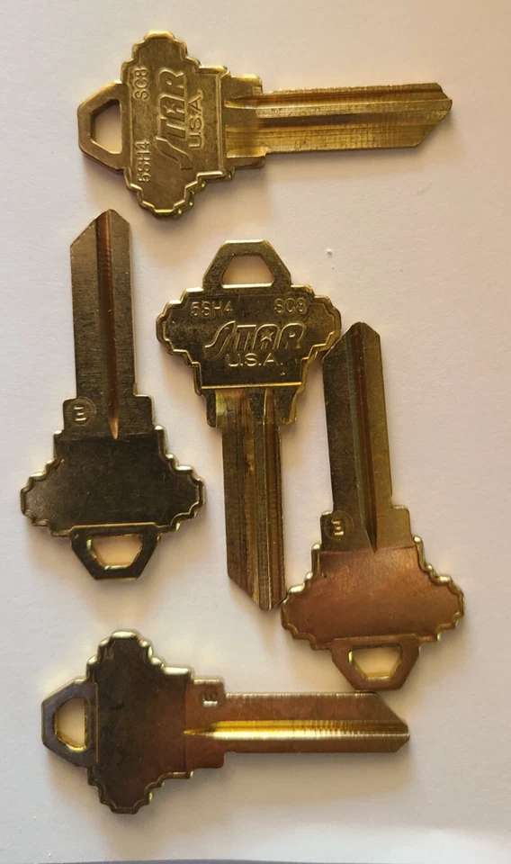 Star 5SH4  SC8 Key Blanks - 5 keys - Image 1 of 1