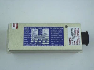 KGS Electronics Light Dimmer Power Supply [p/n LT-50(A)] - Certified - Foto 1 di 7