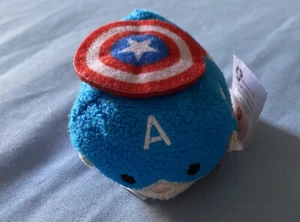 Disney Store Marvel - Mini peluche Capitan America Tsum Tsum 3,5" - Foto 1 di 2