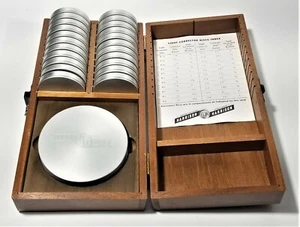 Set 22 filtri vintage Harrison of Hollywood in custodia di legno (quasi completi) - Foto 1 di 5