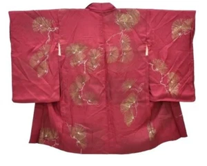 Japanischer Kimono Vintage Haori Antik Seide Jacke Morgenmantel 1mt1764P - Bild 1 von 11