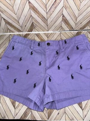 Ralph Lauren Polo Deportivo Logo Poni Ponis Sarga Chino Playa Golf Mini Pantalones Cortos 4 S Foto 1 de 4