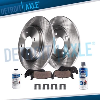 Керамические колодки задних дисковых тормозных дисков 10,3 дюйма для 2006 2007 Hyundai Accent Kia Rio5 - Изображение 1 из 4