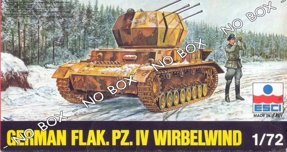 FLAKPANZER IV WIRBELWIND 1/72 ESCI - NO BOX - Immagine 1 di 1
