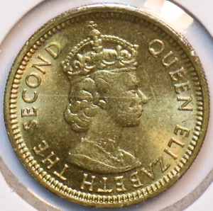 Hong Kong 1958 5 Cents 293871 combine shipping - Picture 1 of 2