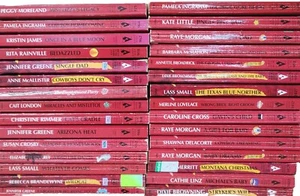 Silhouette Desire Romance Paperback Books Lot of 30 Various Authors 1994 - 1996 - Picture 1 of 6