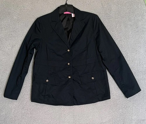 VETEMENTS Giacca blazer donna Liz Lange taglia 8 giacca premaman elasticizzata nera