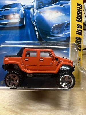Hot Wheels 2008 New Models Hummer H2 SUT Orange - Image 1 of 4