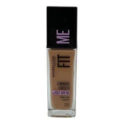 MAYBELLINE FIT ME LUMINOUS + SMOOTH Foundation 250 SUN BEIGE   30ml - Bild 1 von 3