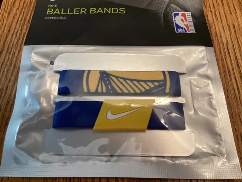 NEW Nike Reversible Baller Bands NBA Golden State Warriors Basketball Size XS/S Cover