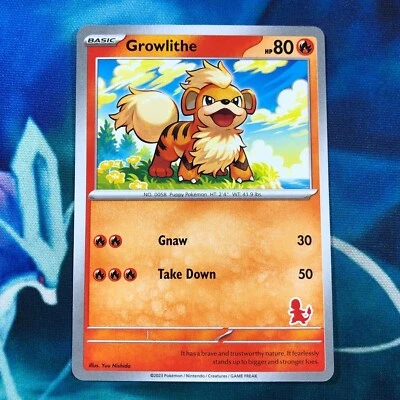 Pokémon TCG Growlithe My First Battle Deck Charmander Stamped Promo NM/M - Image 1 of 2