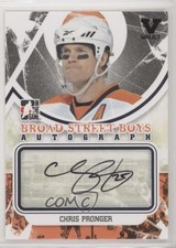 2011-12 ITG Broad Street Boys Series Black Vault Chris Pronger #A-CP Auto HOF