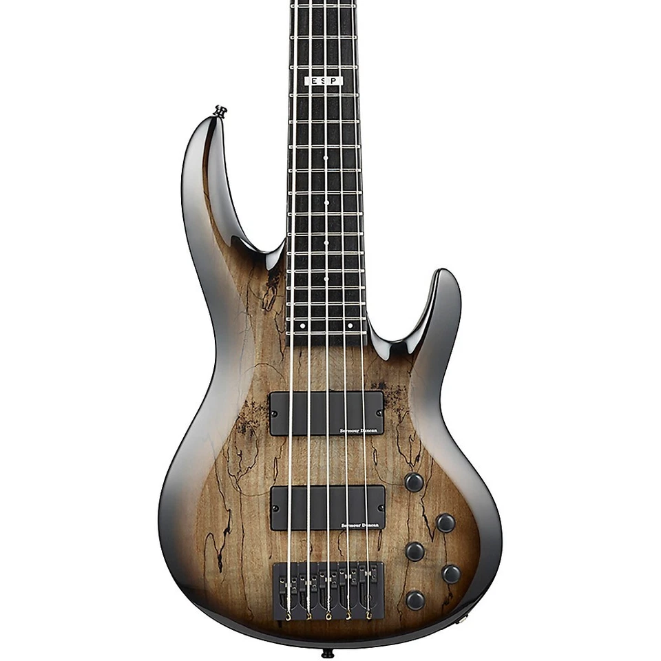 ESP E-ii Btl-5 Electric Bass Transparent Black Sunburst
