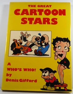 The Great Cartoon Stars by Denis Gifford Film and TV comic stars 1979 HC History - Picture 1 of 21