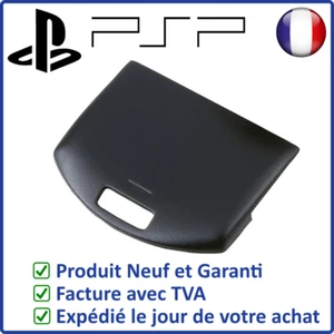 COUVERCLE / CACHE BATTERIE NOIR DE LA SONY PSP FAT 1000 / 1004 - Foto 1 di 3