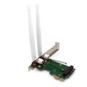 Wireless Wifi Network Card Mini PCI-E To Mini PCI-E 1X Desktop Adapter AntennaMR