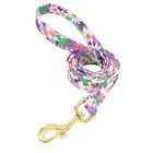 Floral Nylon dog leash Walking Lead Strong Rope for Small Medium Large Dogs 5ft