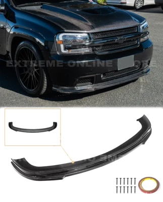 Front Splitter For 06-09 Chevrolet Trailblazer SS CARBON FIBER New Bumper Lip - Image 1 of 4