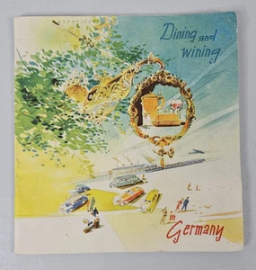 Dining and wining in Germany brochure book with map in English year 1953 - Picture 1 of 19