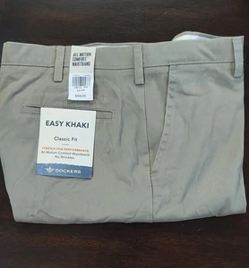 40 X 34 Dockers Mens Easy Classic Stretch Khakis Casual Pants New Machine Wash - Picture 1 of 3