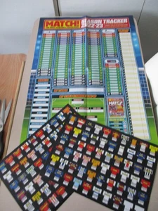 Match Magazine 2022-23 Season Tracker League Ladders Complete - Picture 1 of 4