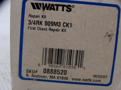 WATTS WATER TECHNOLOGIES 0888520 HARDWARE KIT - Image 1 of 2